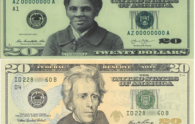 В США будут выпускать 20-долларовые купюры с изображением темнокожей активистки движения за свободу рабов